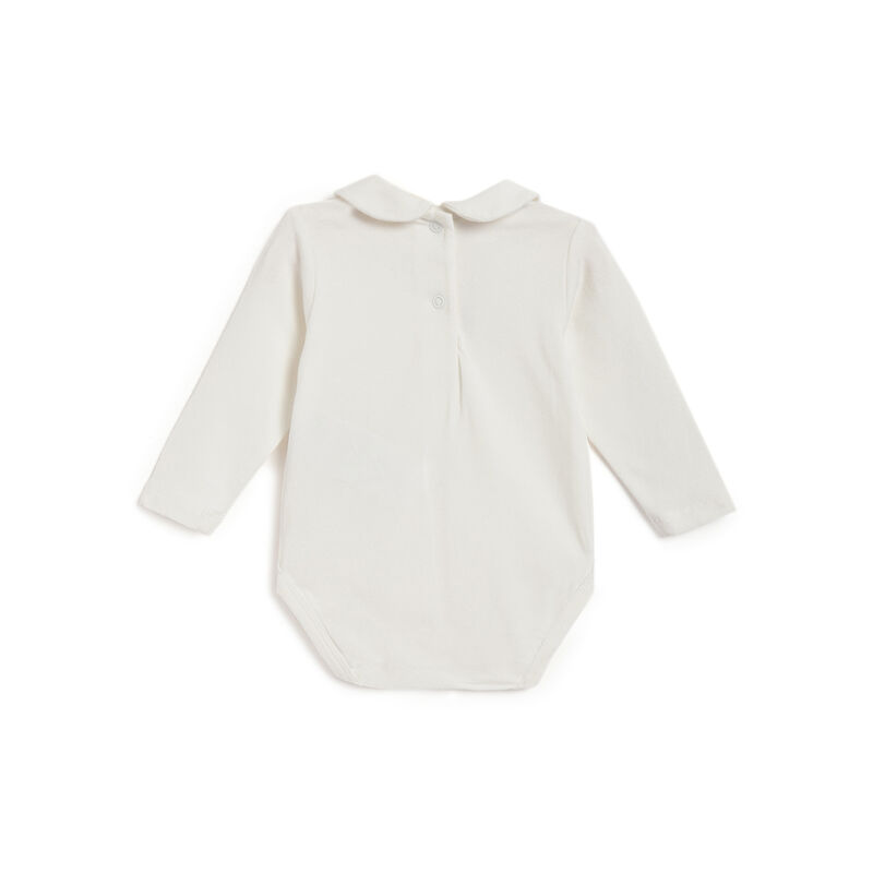Girls Medium Pink Solid Bodysuit with Dungaree image number 3